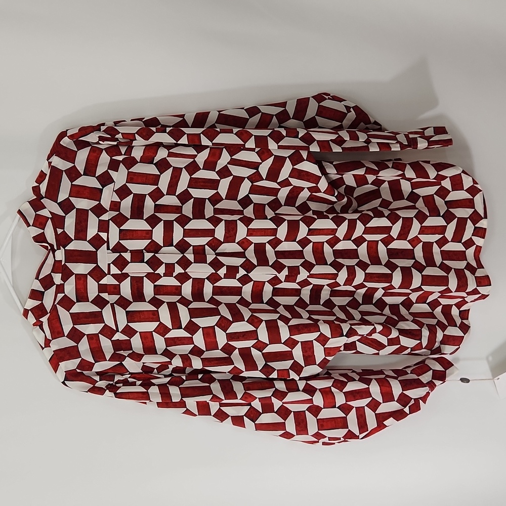 Isabel Marant Cade Blouse Geometric Size EU 40/ US Large NWT - Picture 6 of 13